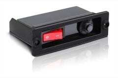 ON/OFF Anahtar + Buton Sigorta Analog Slim Case Fan Montaj Modülü