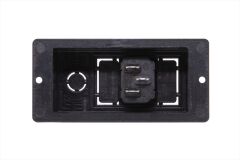 Fan üniteleri için C14 Girişli Power Soket Modülü