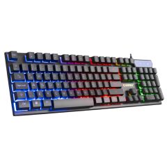 EVEREST KMK-91 ECO GÖKKUŞAĞI AYDINLATMALI USB GAMİNG COMBO 4 İN 1 SET OYUN KLAVYE+MOUSE+PAD+KULAKLIK