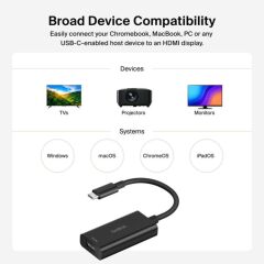 BELKIN CONNECT USB-C HDMI 2.1 ADAPTÖR AVC013BTBK