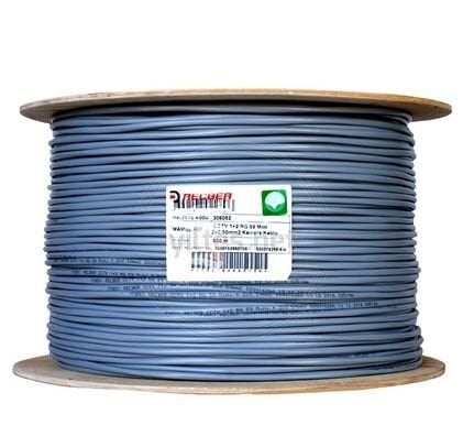 REÇBER (306052) 2+1 RG59 MINI 2*0.50mm CCTV KABLOSU (100MT.)