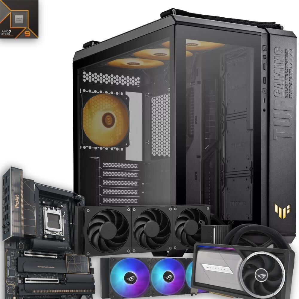 ProArt Ryzen 9 9950X3D 64GB DDR5 2TB m2 RTX 5090 LC Sıvı Soğutuculu W11P