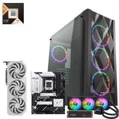 AMD Ryzen 7 9800X3D 16GB RTX 5080 OC 1 TB M.2 64GB Sıvı Soğutuculu Gaming Masaüstü