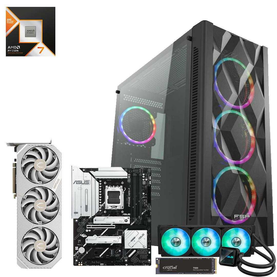 AMD Ryzen 7 9800X3D 16GB RTX 5080 OC 1 TB M.2 64GB Sıvı Soğutuculu Gaming Masaüstü