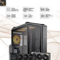 Tuf Gaming Ryzen 9 9950X3D 32GB DDR5 1TB m2 RTX 5080 16GB W11P