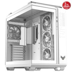ASUS TUF GAMİNG GT502 HORİZON ARGB BEYAZ MESH TEMPERLİ CAM USB 3.2 MİD TOWER ATX GAMİNG KASA 90DC0093-B19010
