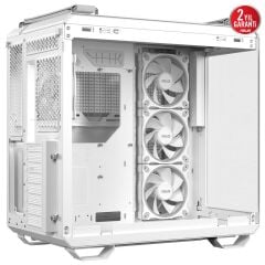 ASUS TUF GAMİNG GT502 HORİZON ARGB BEYAZ MESH TEMPERLİ CAM USB 3.2 MİD TOWER ATX GAMİNG KASA 90DC0093-B19010