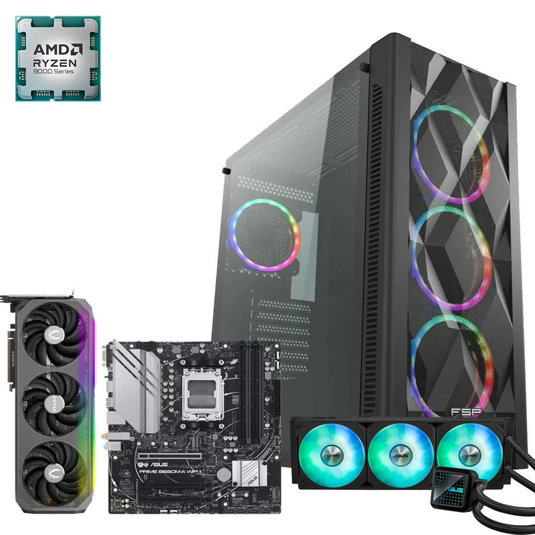 AMD Ryzen 9950X3D 16GB RTX 5080 64GB 1TB M.2 W11P
