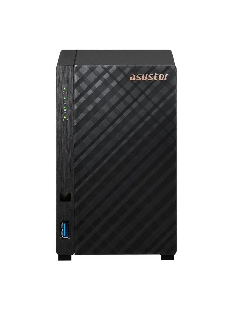 ASUSTOR AS1102TL REALTEK RTD1619B 2 YUVALI(2X22TB DESTEĞİ) 1GB DDR4 1GBE X1 USB 3.2 X1 USB 2.0 X1 NAS 90IX01K1-BW3S00