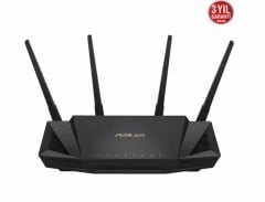 ASUS RT-AX58U V2 WIFI6 DUAL BAND-GAMİNG-Aİ MESH-AİPROTECTİON-TORRENT-BULUT-DLNA-4G-VPN-ROUTER-ACCESS POİNT 90IG04Q0-MO3R10