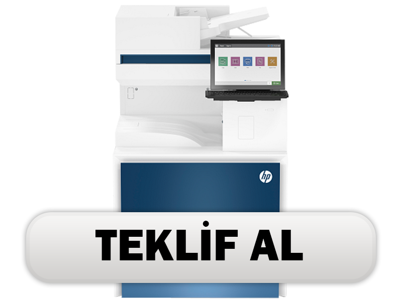 HP Color LaserJet Managed MFP E877z (5QK08A) A3 Yazıcı