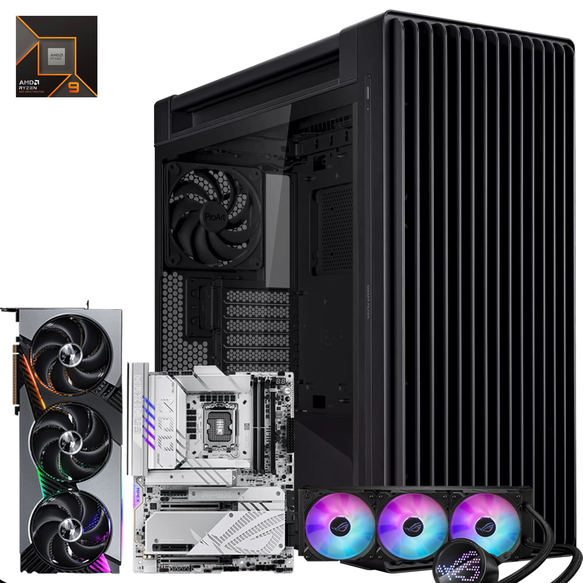 ProArt Ryzen 9 9950X3D Vanguard SOC RTX5090-O32G 192GB DDR5 2TB M.2 + 16TB HDD W11P