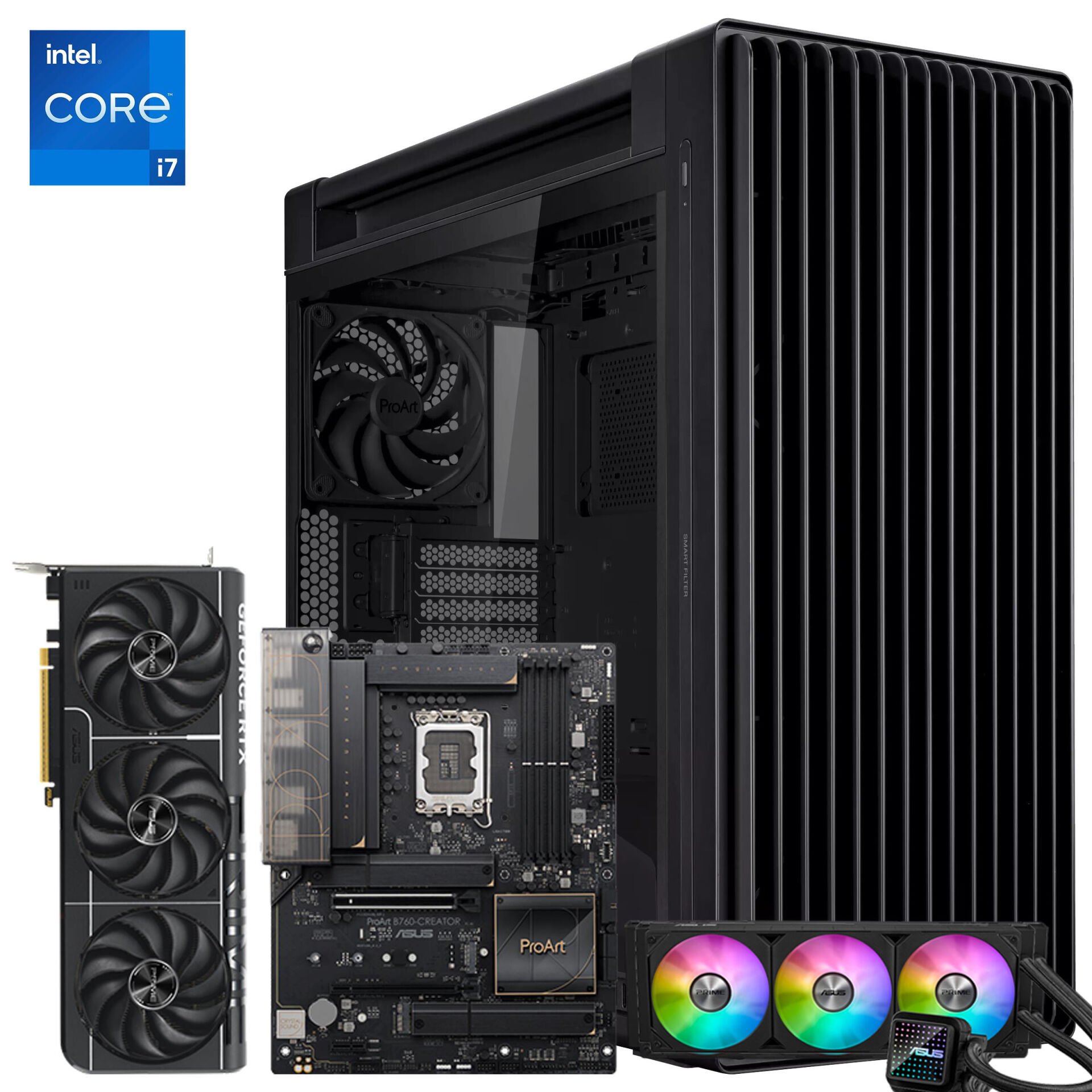 ProArt i7-14700K RTX5070TI OC 2TB M.2 SSD 64GB DDR5 DOS
