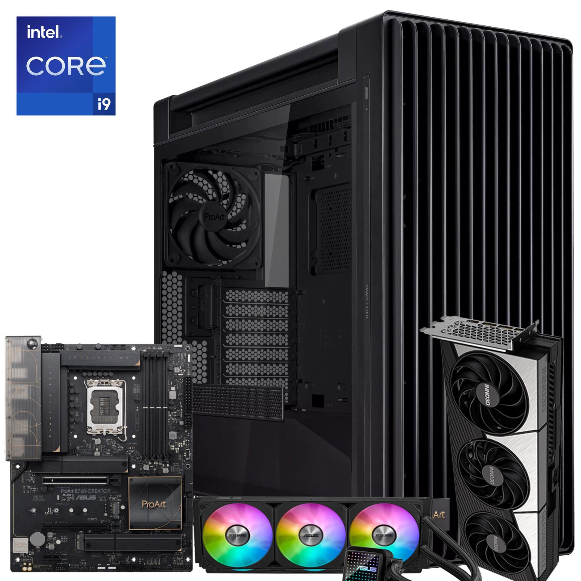 ProArt i9-14900K RTX5090 OC 2TB M.2 64GB DDR5 DOS OYUN PC