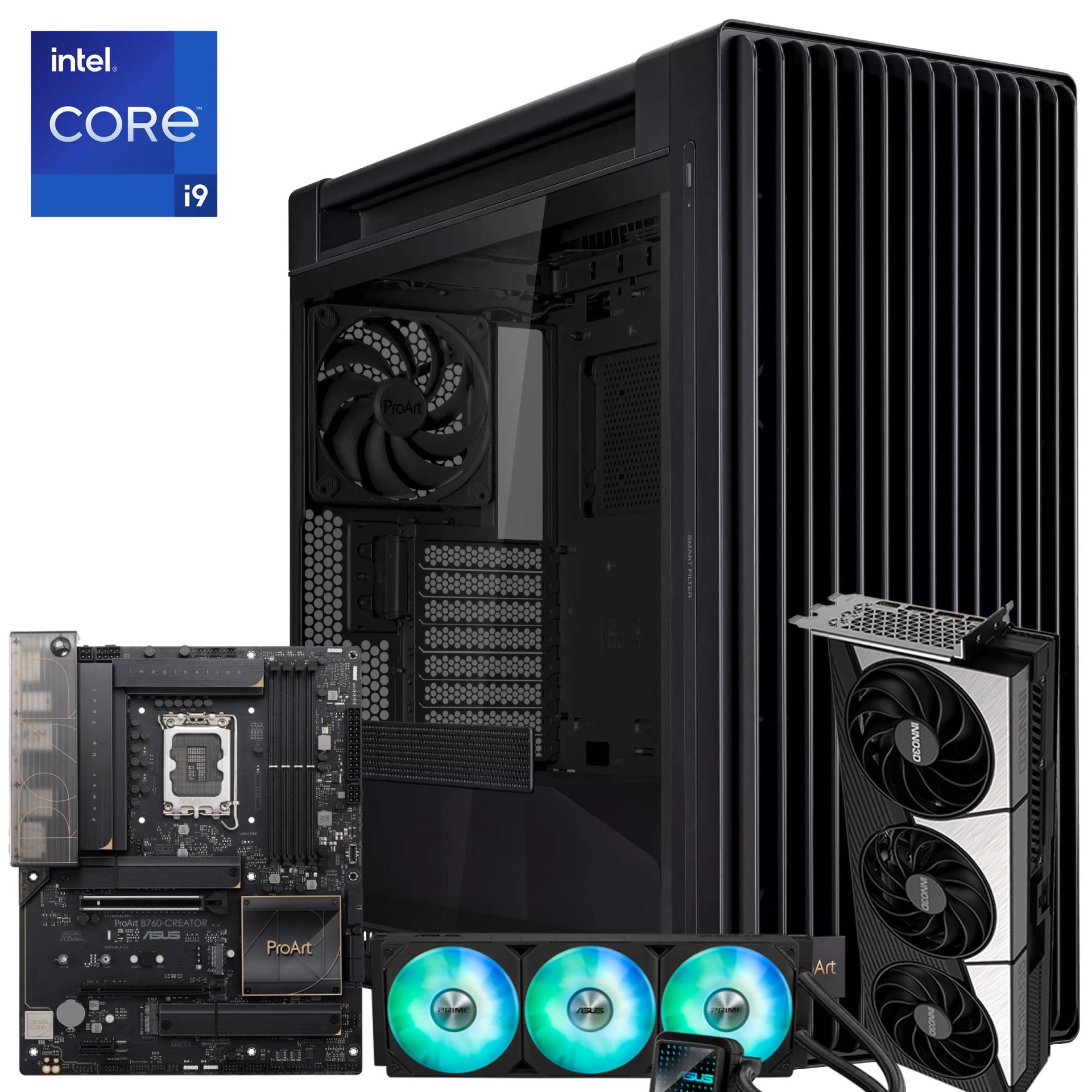 ProArt i9-14900K RTX5090 OC 2TB M.2 64GB DDR5 DOS OYUN PC
