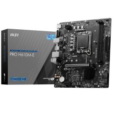 MSI MB PRO H610M-E SOKET 1700 DDR5 5600MHZ(OC) HDMI VGA M.2 USB3.2 1X 1G LAN MATX ANAKART