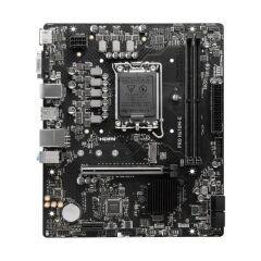 MSI MB PRO H610M-E SOKET 1700 DDR5 5600MHZ(OC) HDMI VGA M.2 USB3.2 1X 1G LAN MATX ANAKART
