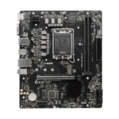 MSI MB PRO H610M-E SOKET 1700 DDR5 5600MHZ(OC) HDMI VGA M.2 USB3.2 1X 1G LAN MATX ANAKART