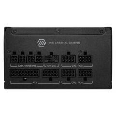 MSI MAG PSU A1000GLS PCIE5 1000W 80+ GOLD ATX 3.1 12V-2X6 POWER SUPPLY