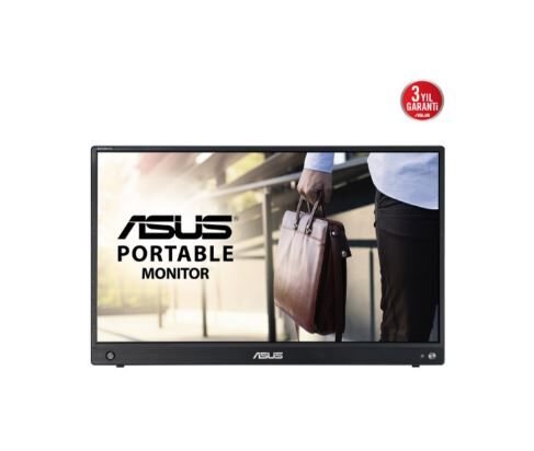 ASUS ZENSCREEN MB16AWP 15.6 IPS 1920X1080 5MS MİNİ-HDMI USB-C MM 3YIL KABLOSUZ BAĞLANTI TAŞINABİLİR USB MONİTÖR 90LM07I1*B01370