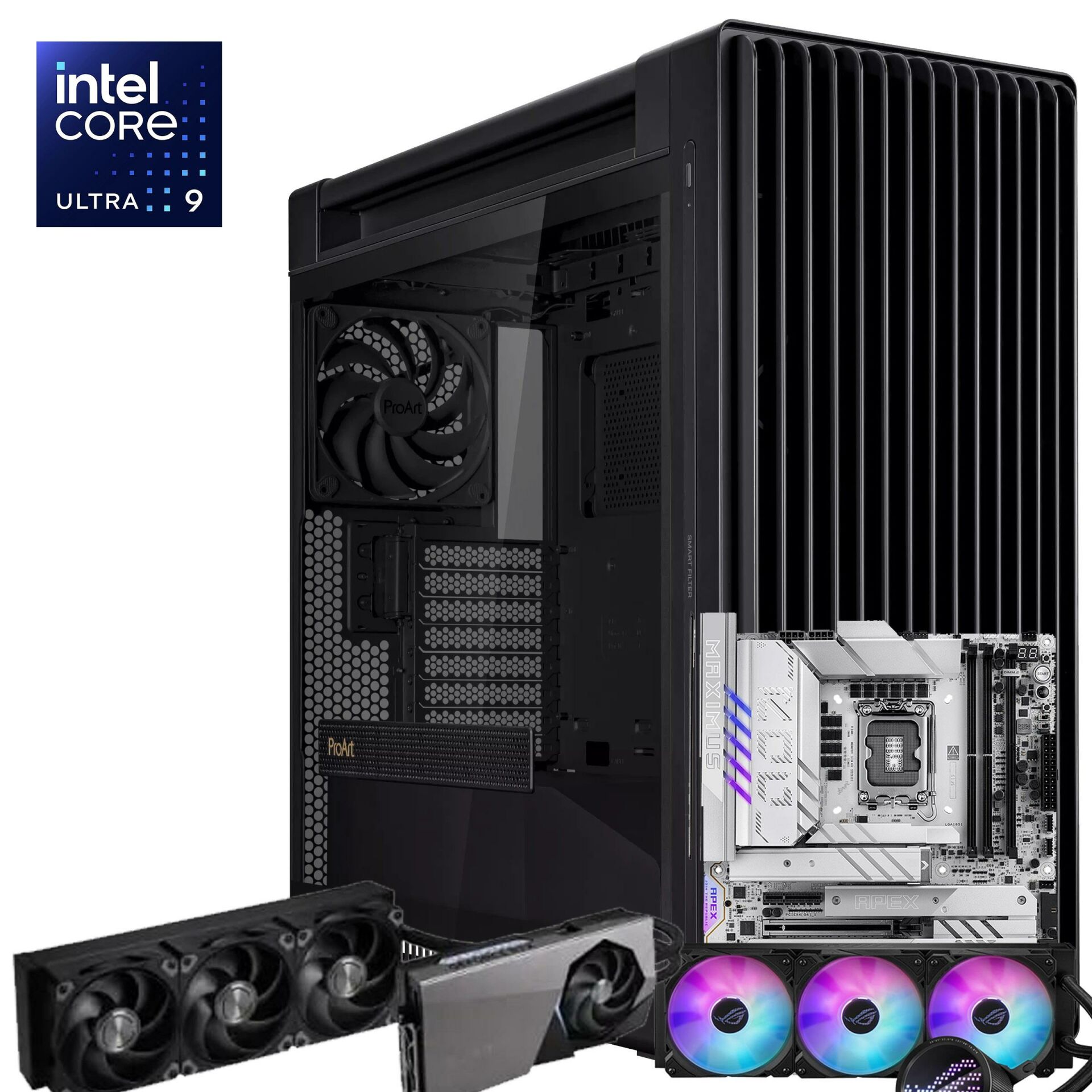 Intel Core Ultra 9 285K SUPRIM LIQUID RTX5090 192GB DDR5 2TB M.2 SSD + 16TB HDD W11P