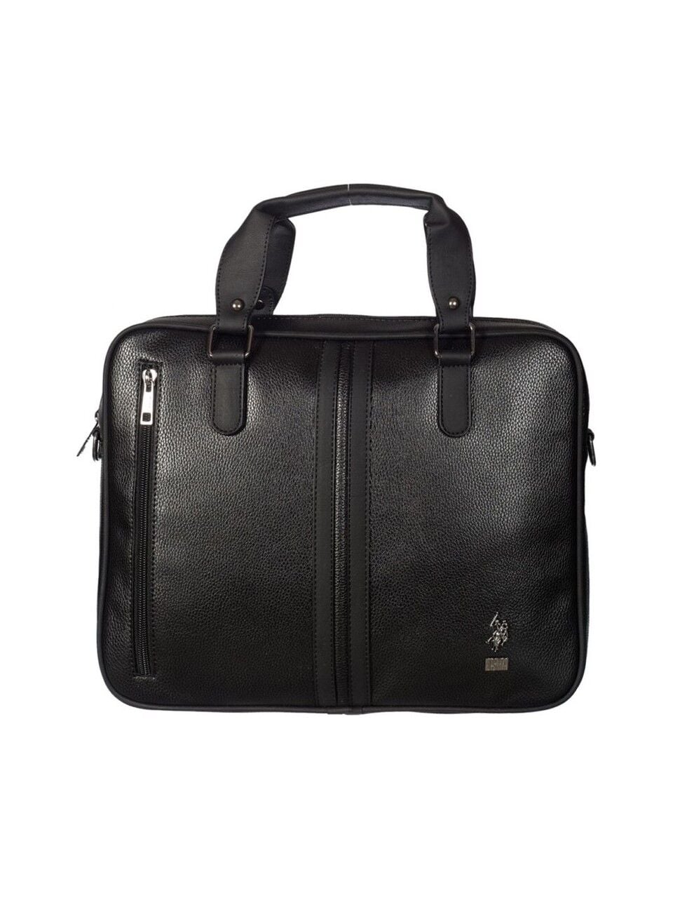 US POLO ASSN 13''-15.6'' DERİ NOTEBOOK ÇANTASI SİYAH