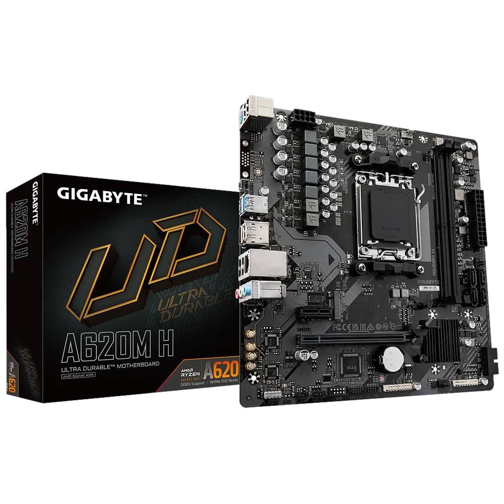 GIGABYTE A620M H DDR5 6400(OC) HDMI DP MATX AM5 ANAKART
