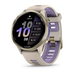 Garmin Forerunner 970 Soft Gold Titanyum | Gri