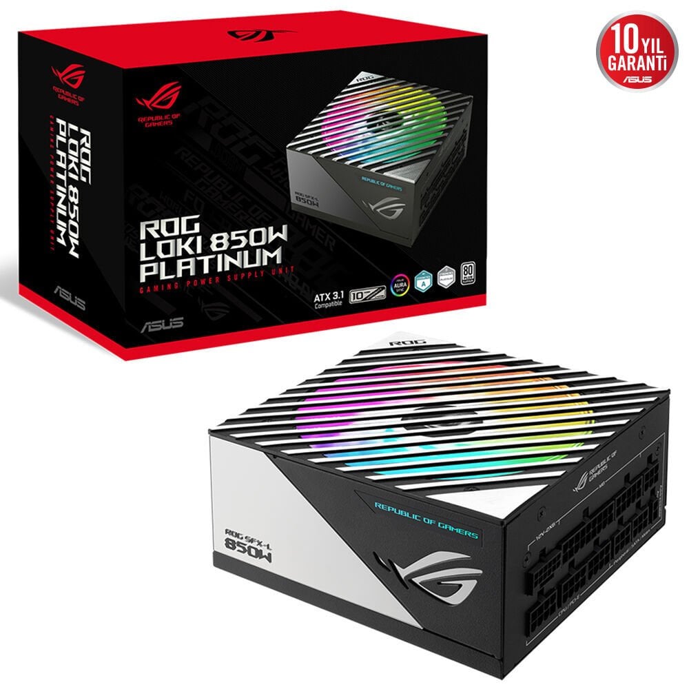 ASUS ROG LOKI SFX-L 750W MODÜLER ATX 3.0 UYUMLU 120MM POWERSUPPLY 90YE00N4-B0NA00