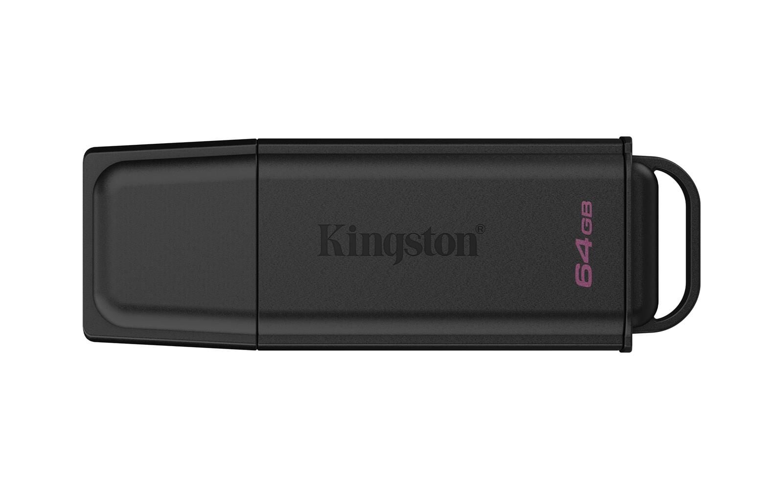 KİNGSTON DTXG2/64GB 64GB PORTABLE USB 3.2 GEN 1 DATATRAVELER EXODİA BLACK FLASH BELLEK