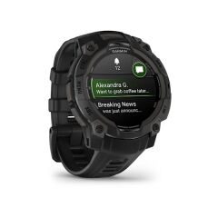 Garmin Instinct 3 – 45 mm AMOLED Siyah Silikon Kayışlı
