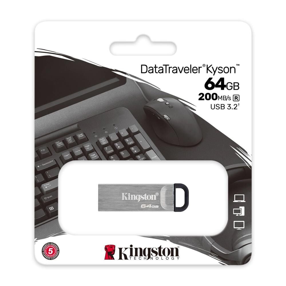KİNGSTON 64GB DT KYSON USB3.2 USB BELLEK DTKN/64GB