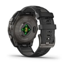 Garmin Fenix 8 – 47 mm, AMOLED Sapphire Karbon Gri DLC Titanyum Siyah/Gri Kayışlı