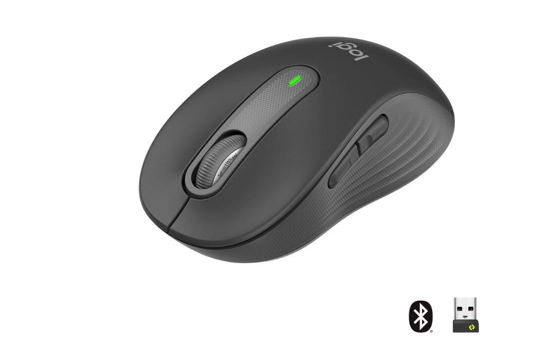 LOGITECH SİGNATURE M650 KÜÇÜK VE ORTA BOY SAĞ EL IÇİN SESSİZ KABLOSUZ MOUSE - SİYAH 910-006253