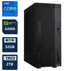 Asus ExpertCenter D701MER-7147003290 i7 14700 32GB DDR5 2TB M.2 RTX 2000 ADA 16GB W11P Desktop