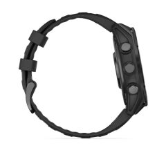 Garmin Fenix 8 – 47 mm AMOLED Siyah/Gri Kayışlı