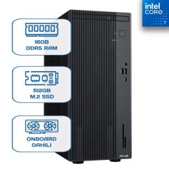 Asus ExpertCenter P500MV-C724016512B0D Core 7 240H 16 GB DDR5 512 GB M.2 SSD W11P Desktop