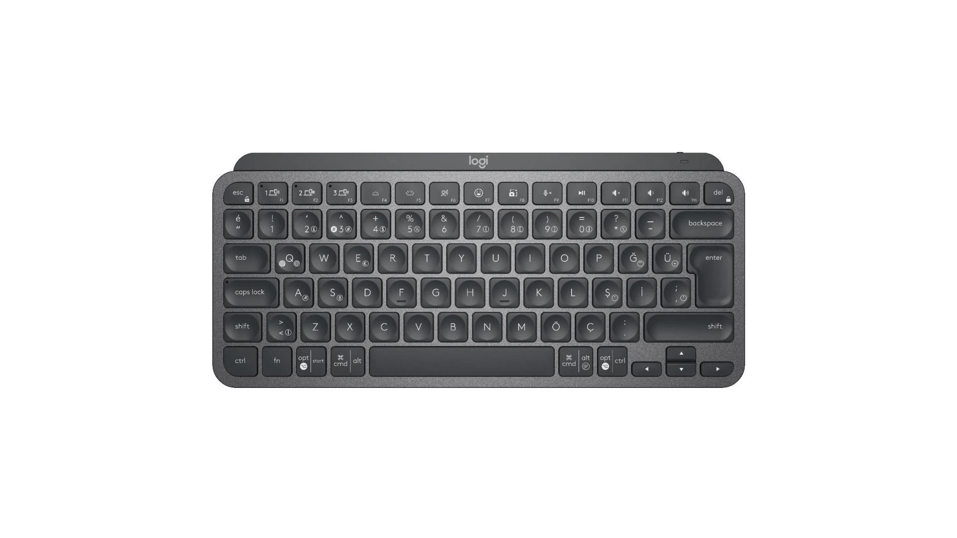 LOGİTECH 920-010504 MX KEYS MİNİ AYDINLATMALI KABLOSUZ TÜRKÇE Q KLAVYE