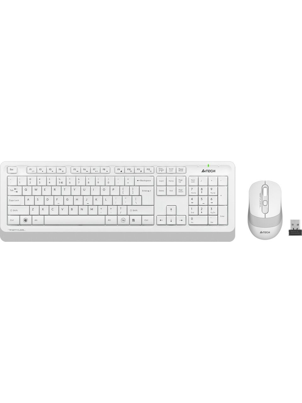 A4 TECH FG1010 KABLOSUZ Q TR MULTİMEDYA KLAVYE MOUSE SET BEYAZ