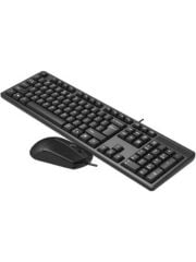 ACER OAK-930 KABLOLU SESSİZ TUŞLU KLAVYE MOUE SET SİYAH (KLAVYE 1,40CM/MOUSE 1.60CM KABLO)