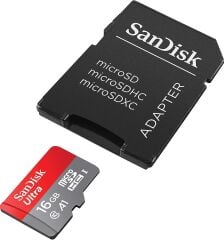 SANDISK SDSQUAR-016G-GN6MN 16GB SDHC 98MB Class 10 Micro SD