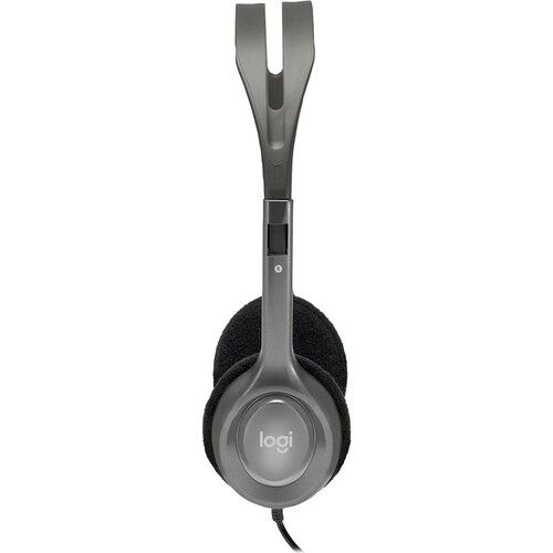 LOGİTECH H110 KABLOLU STEREO KULAKLIK GRİ 981-000271