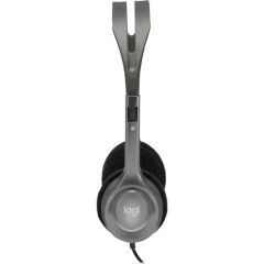 LOGİTECH H110 KABLOLU STEREO KULAKLIK GRİ 981-000271