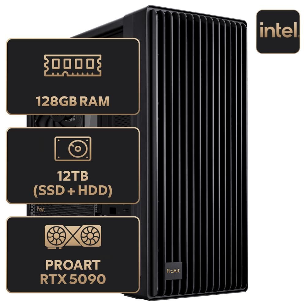 Intel Core i9 14900K 128GB DDR5 RAM 2TB M.2 SSD 10TB HDD ASUS TUF RTX 5090 OC 32GB FREEDOS