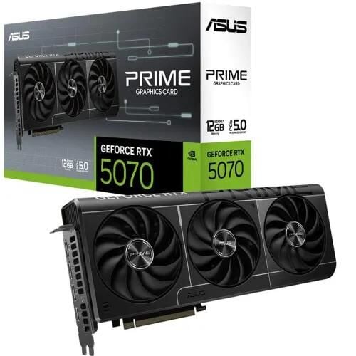ASUS 16GB PRIME RTX5070TI-16G GDDR7 256BİT HDMI DP PCIE 5.0 PRIME-RTX5070TI-16G EKRAN KARTI 90YV0MF1-M0NA00