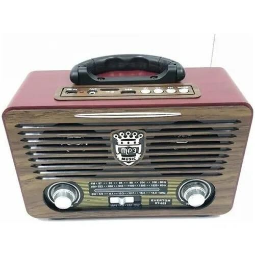 EVERTON RT-657 BLUETOOTH FM/USB/TF/AUX ŞARJLI NOSTALJİK RADYO