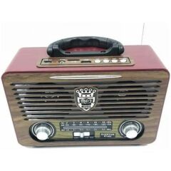 EVERTON RT-657 BLUETOOTH FM/USB/TF/AUX ŞARJLI NOSTALJİK RADYO
