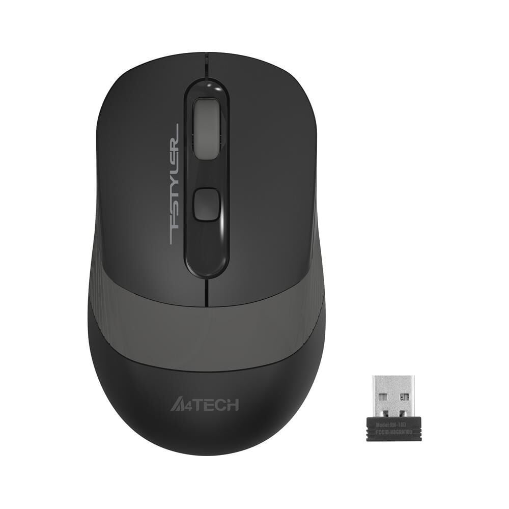 A4TECH FG10 NANO ALICI KABLOSUZ OPTİK 2000DPI ENERJİ KORUMALI MOUSE – SİYAH