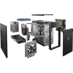 DELL PRECİSİON 3640_W-1250-5 W-1250/16GB/512GB+1TB/P2200  W10 PROWS DESKTOP