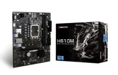 BİOSTAR H610MHP 2.0 INTEL 1700P DDR4 3200 HDMI VGA M2 MATX 1X M.2, 2XDIMM 64GB MAX,4K2K, 4XUSB 2.0, 2XUSB 3.2 ANAKART